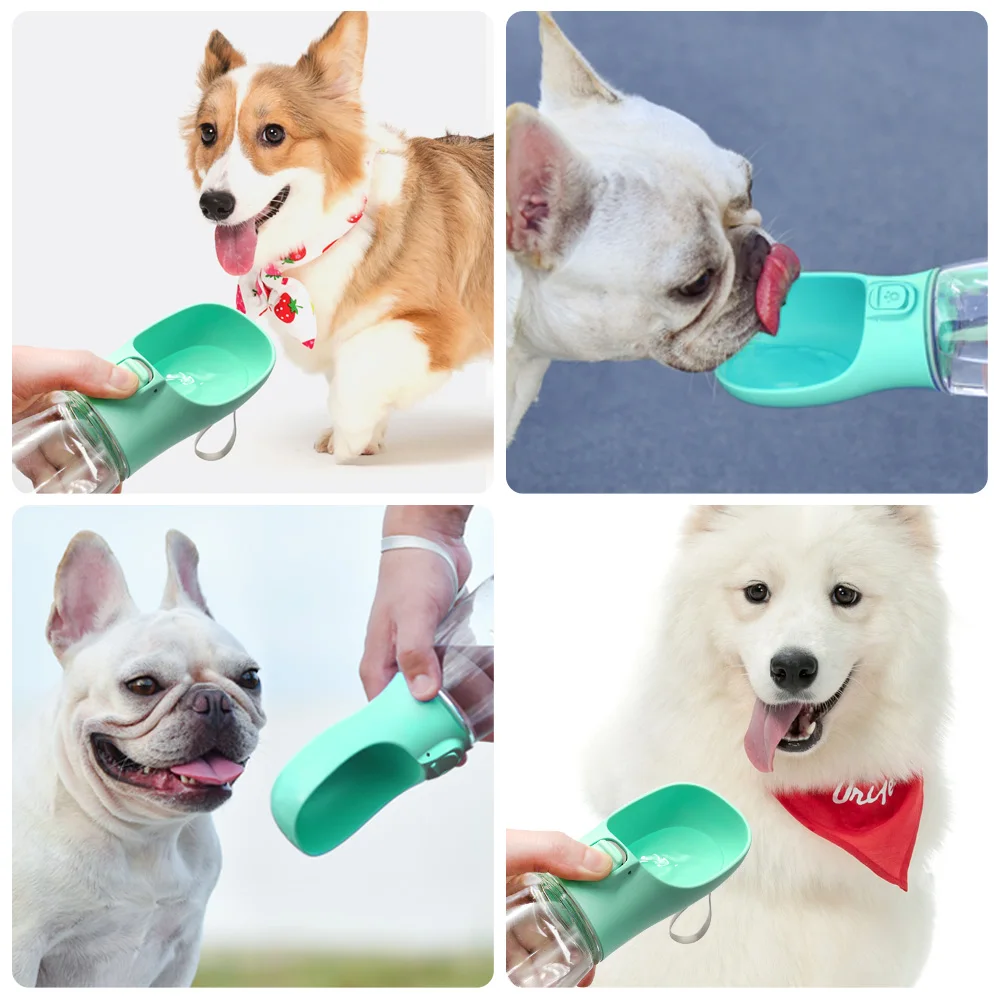 Large Dog Water Bottle Portable Foldable Pet Drinking Bowl For Small Dogs  Cat Outdoor French Bulldog Travel Walking Accessories