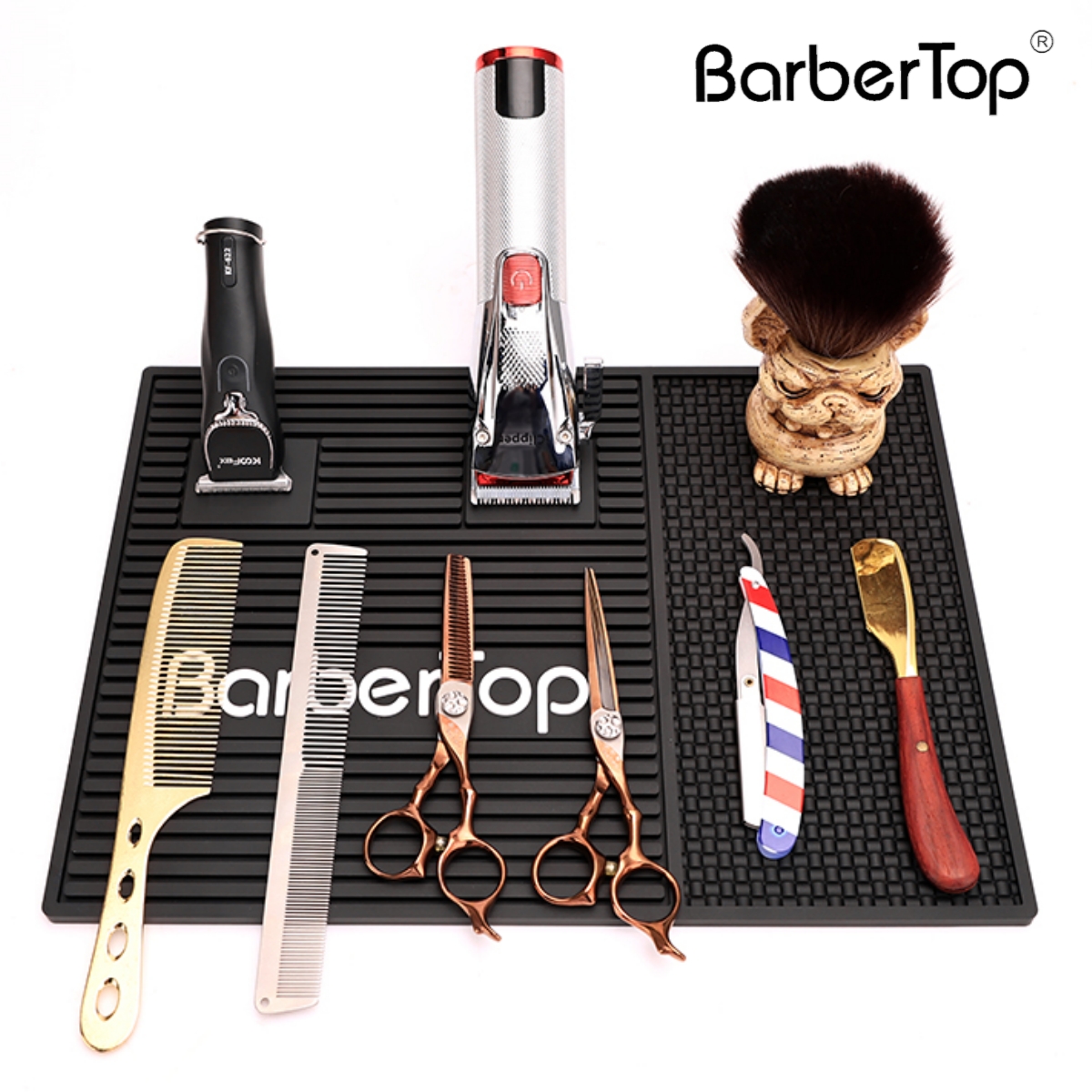 Best of Electric Clipper Magnetic Storage Pad Barber Hair Styling Tools Mat Countertop Strong Adsorption Anti-Skid Silicone Cushion Reviews & Tips