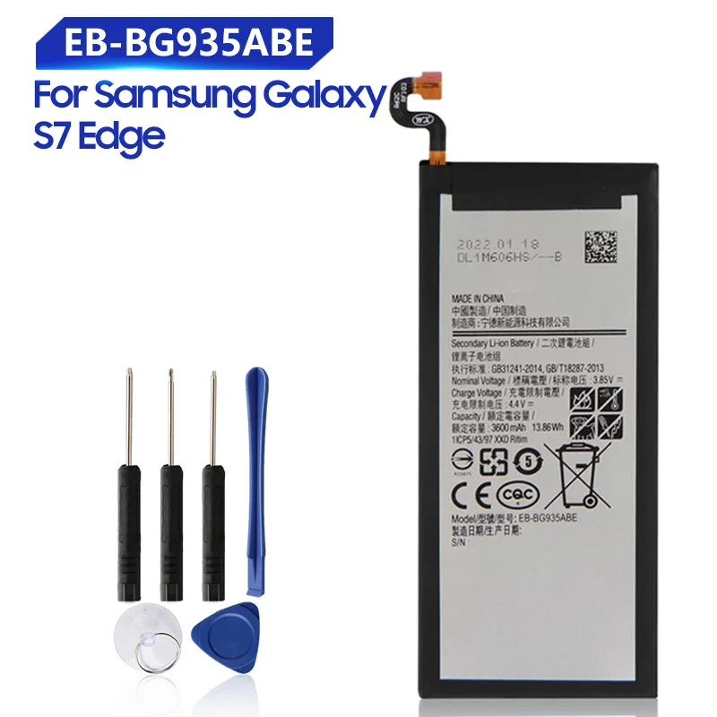 Kritiek condoom ophouden Vervangende Batterij Voor Samsung Galaxy S7 Rand SM G935F G9350 G935FD Echt  Telefoon Batterij EB BG935ABE EB BG935ABA|Mobiele telefoon Batterijen| -  AliExpress