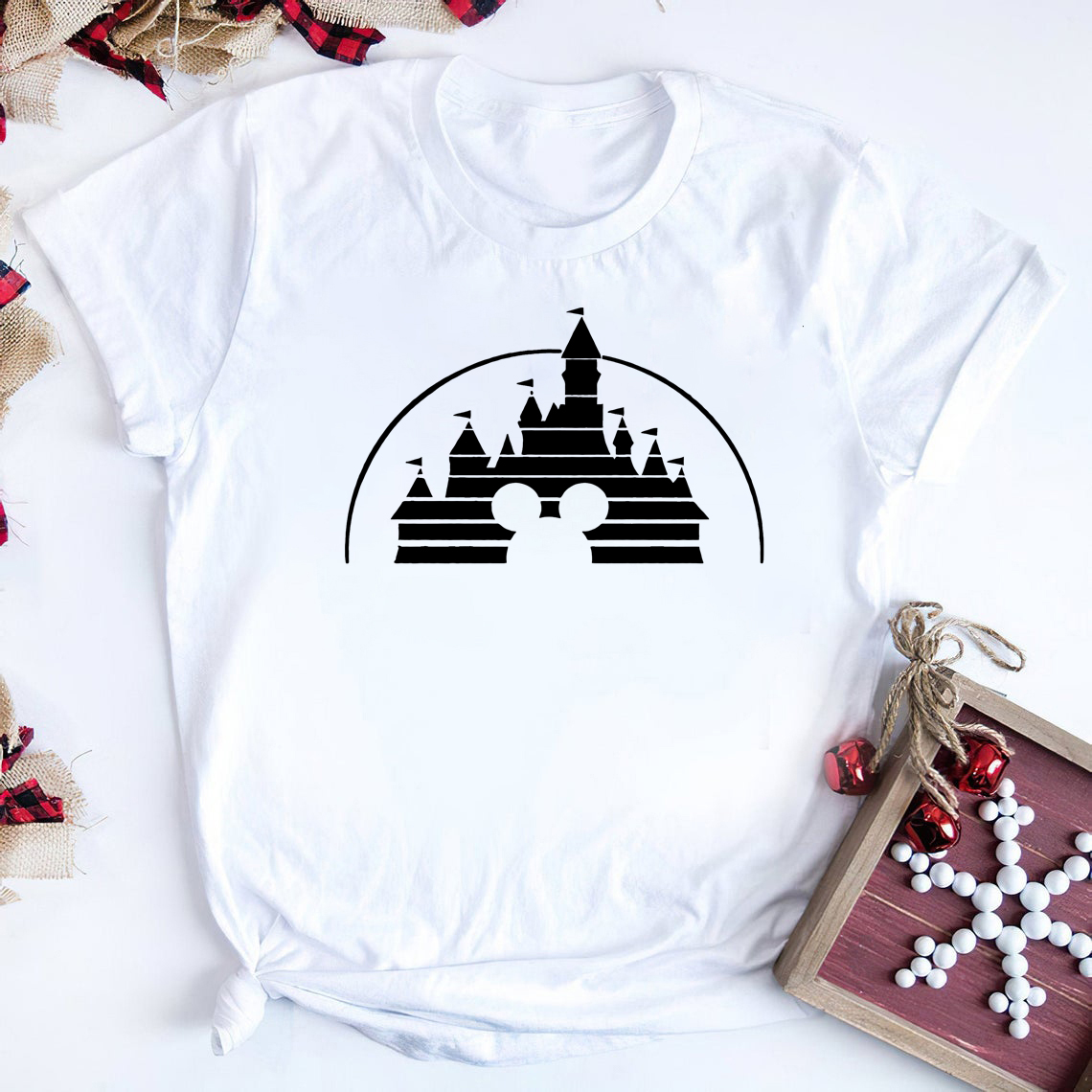 2026 Magic Kingdom T-Shirt „Home Castle Graphic Tee“ – „Best Day Ever“-T-Shirt mit Mauskopf-Motiv, niedliches Y2K-Design, passende Oberteile für Familienurlaub – Detail 8