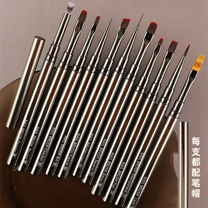 Best of Nail Art Liner Brush Gel Nail Polish Painting Brush Acrylic UV Gel Extension Drawing Carving Pen Nail Art Brushes Manicure Tools Reviews & Tips