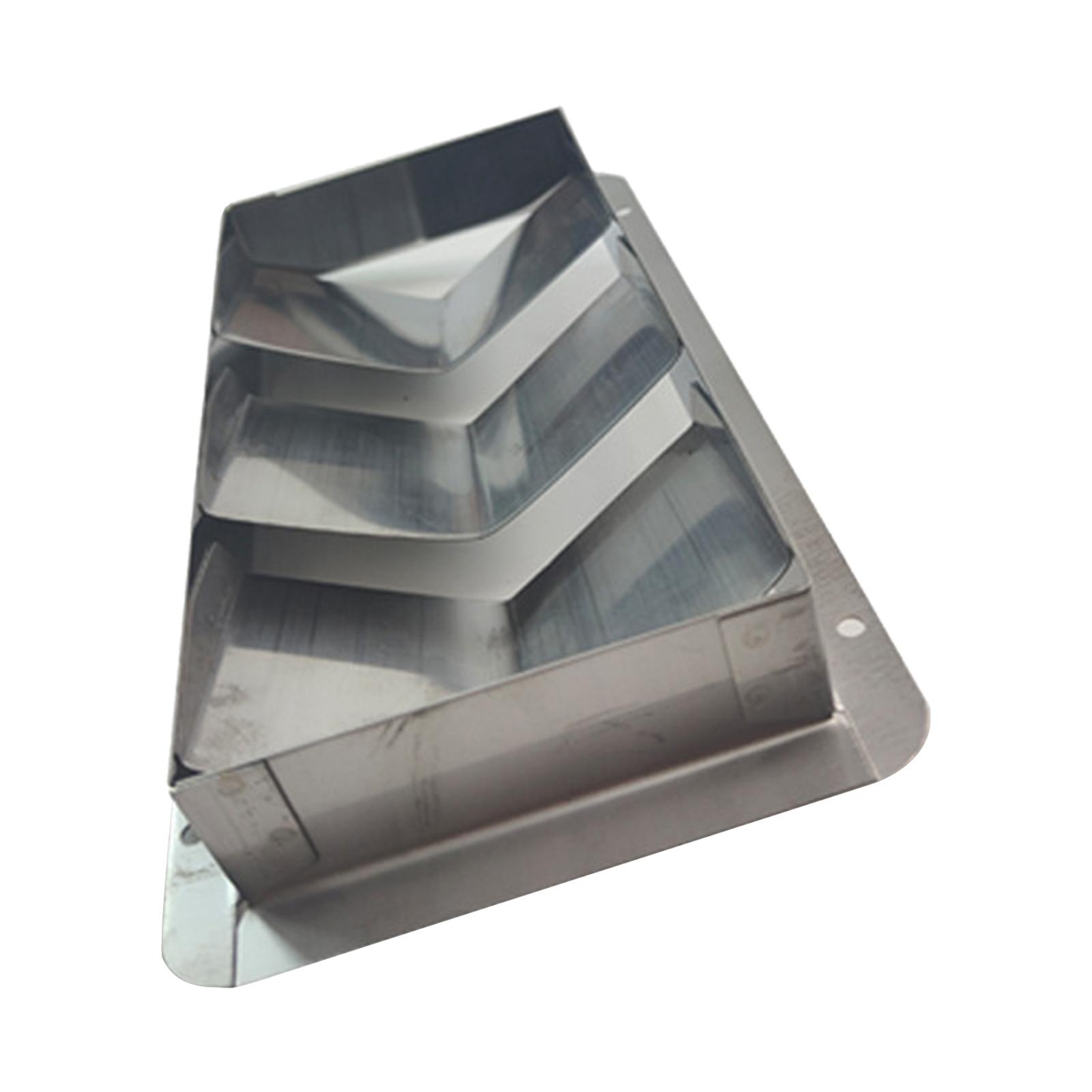 Marine Stainless Steel Louvered Vent Flush Mount Air Duct Vent Grill for Yachts Boats Ships Kayaks Caravans