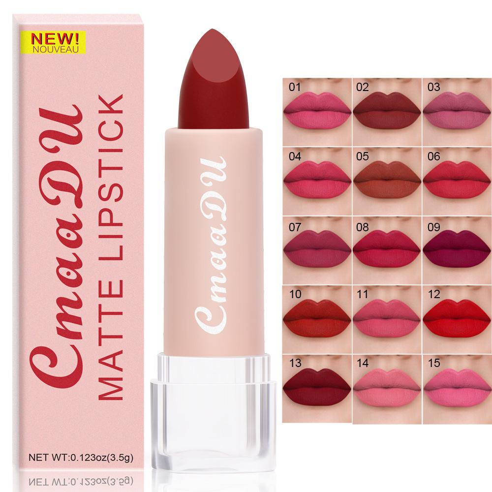 Best of Sexy 15 Colors Velvet Matte Lipsticks Waterproof Long Lasting Sexy Red Lip Stick Non-Stick Cup Makeup Lip Tint Beauty Cosmetic Reviews & Tips