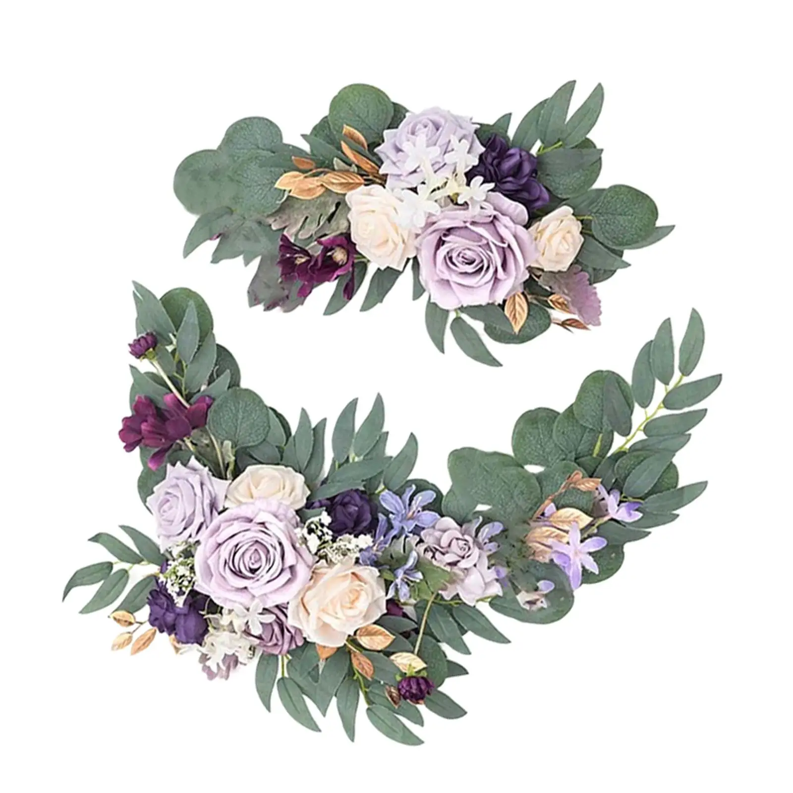 Wedding Arch Rose Wreath Centerpiece Garland for Ceremony Home Ornament
