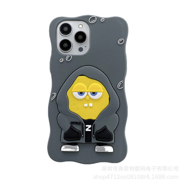 Cartoon Spongebob Squarepants Anime Kawaii Quicksand Effect Phone Case for  Iphone 15 14 13 12 11 Good Gifts for Students Girls - AliExpress