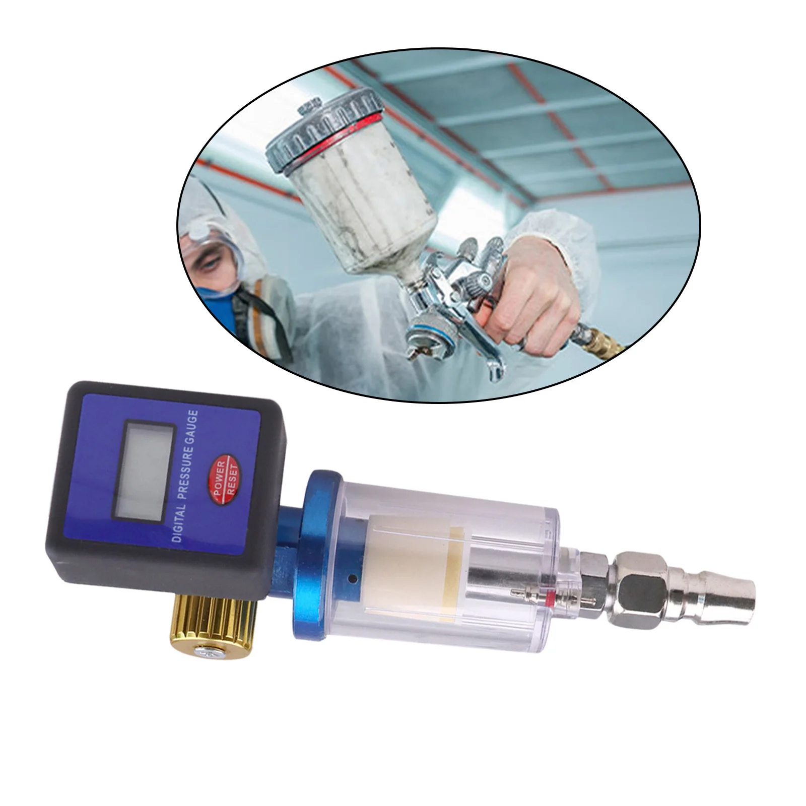  Pressure Regulator Filter Water Separator  Tool for  Compressor