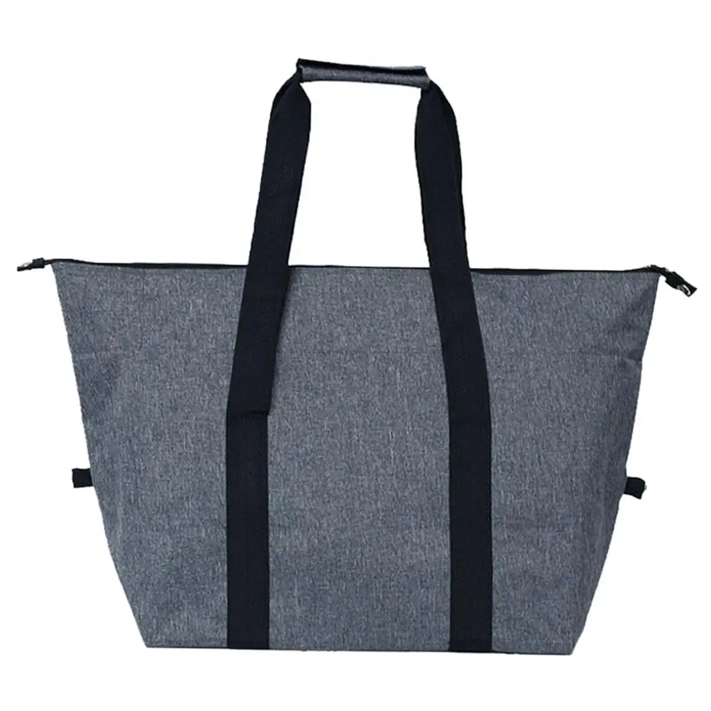 Picnic Bag Oxford Cloth Foldable Design Food Container Basket Lunch Cooler Bag