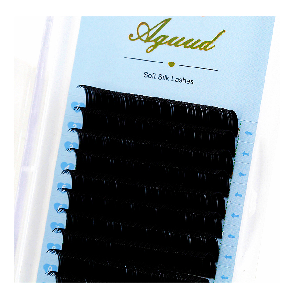 Best of AGUUD 16 Rows Korea Silk False Mink Eyelashes Extensions Natural Soft Individual Eyelash Russian Volume Eye Lashes Cilios Reviews & Tips