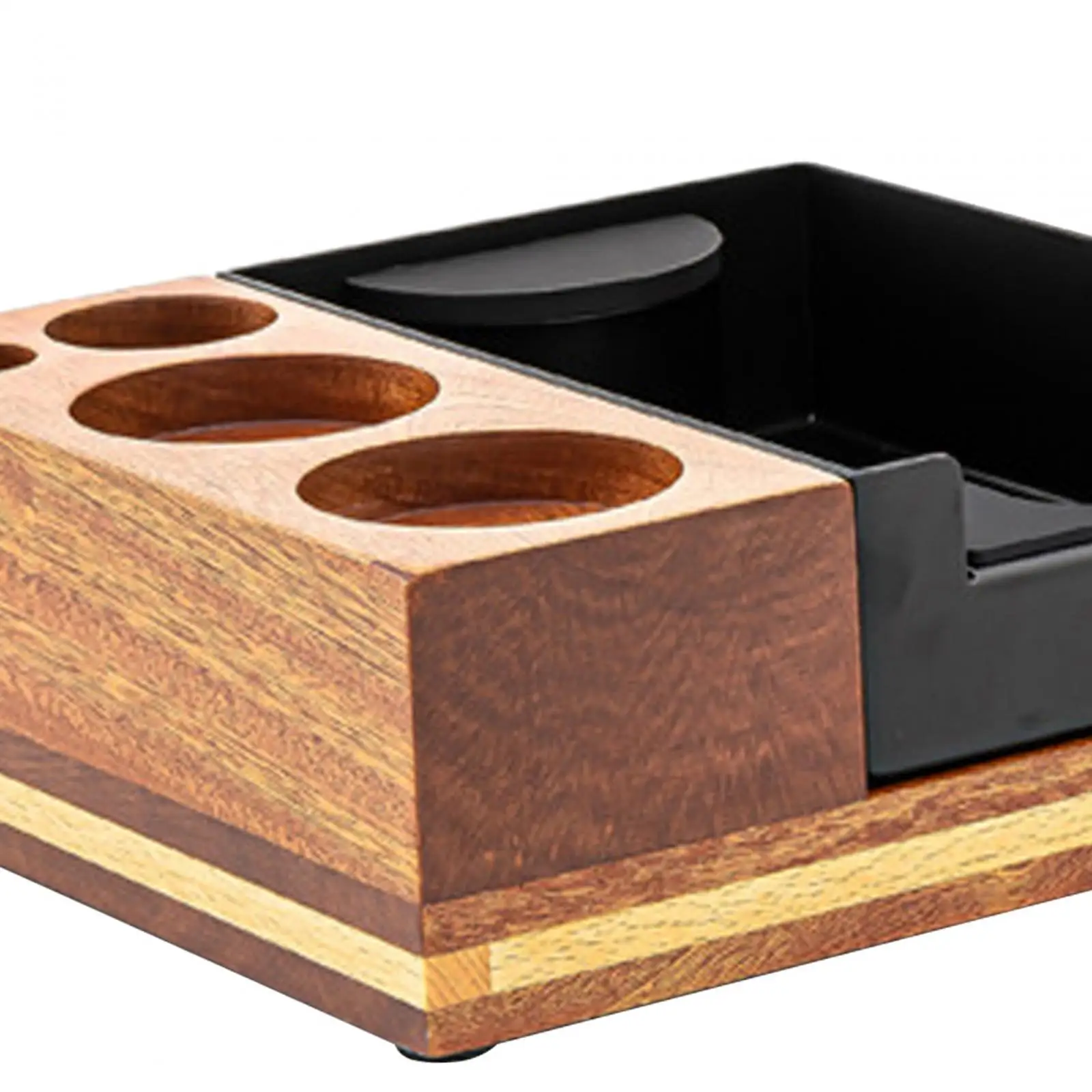Multi Storage Coffee Tamper Holder Detachable for Desktop Kitchen Tea Room