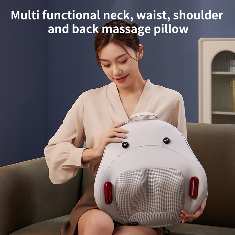 Best of Neck Shiatsu Massager For Pain Relief Pillow Electric Back Cervical Spine Kneading Infrared Heating Travel Car / Home Body Cushion Reviews & Tips