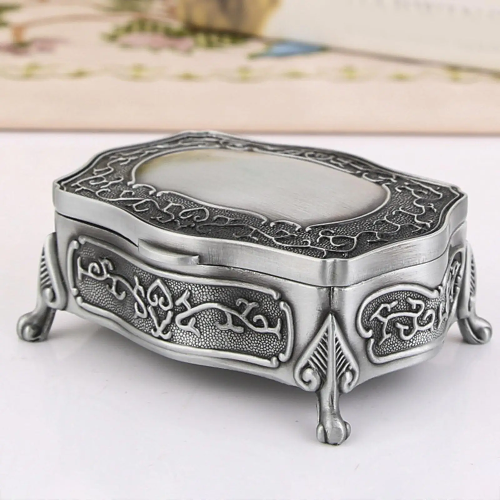 Jewelry Box Jewelry Organizer Holder Mini Ring Box Storage Case Trinket Storage Box for Rings Bracelet Earring Necklace Charm