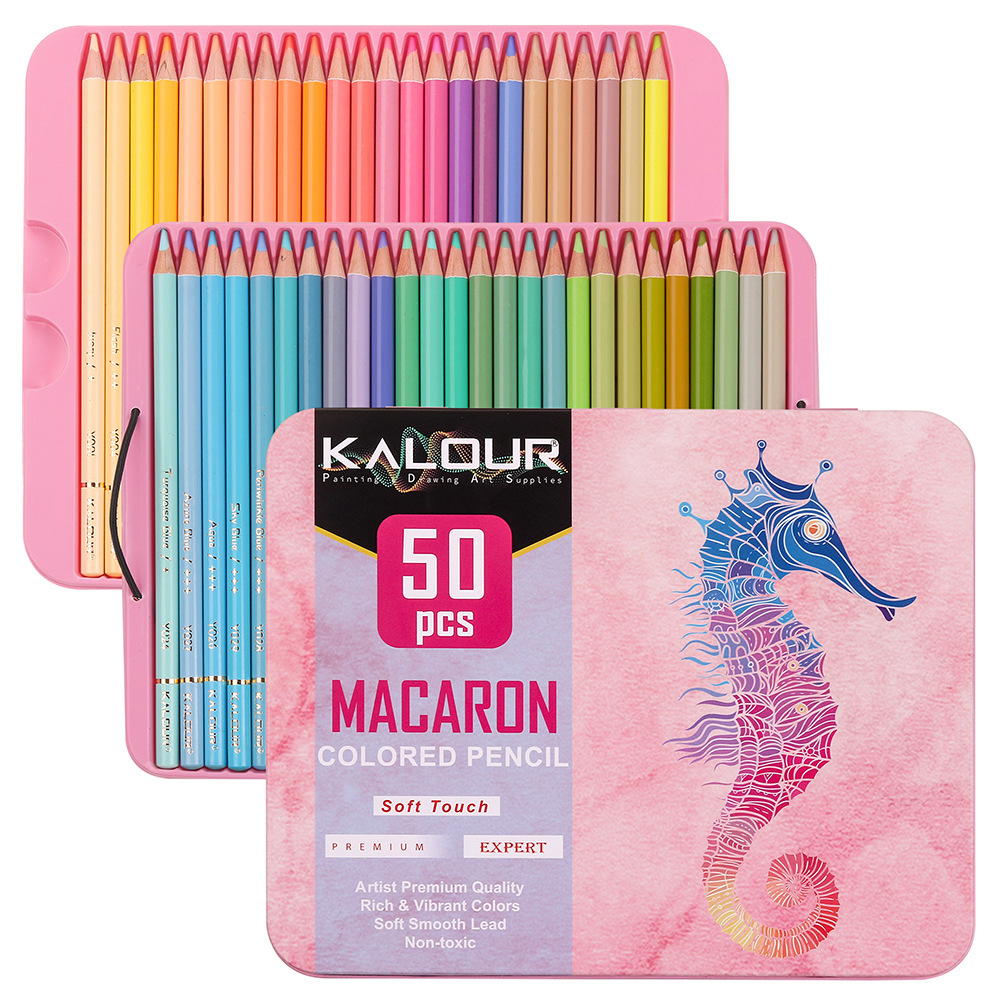 Kalour-Color Pencil Set, Makaron Color Set, Sketch