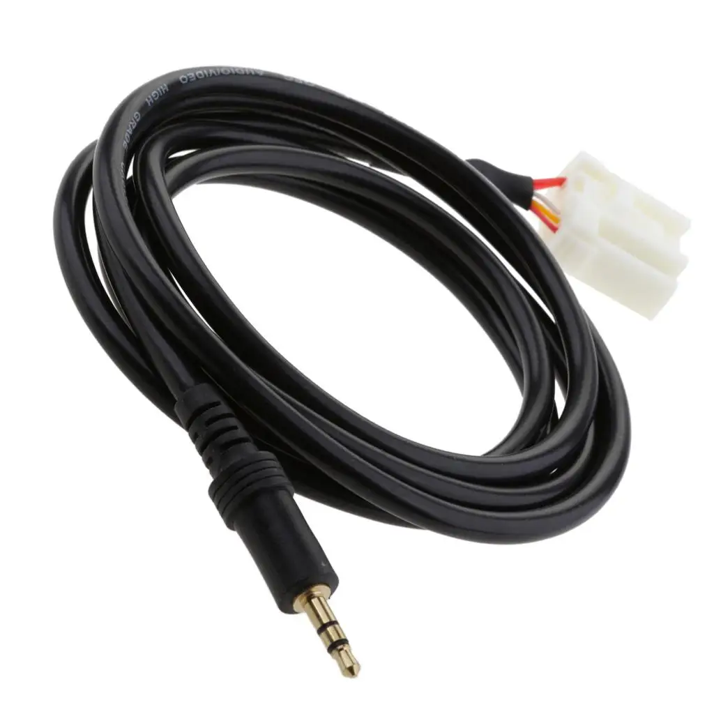 3.5mm Male End AUX Audio Input Cable Car Player Accessories for 5