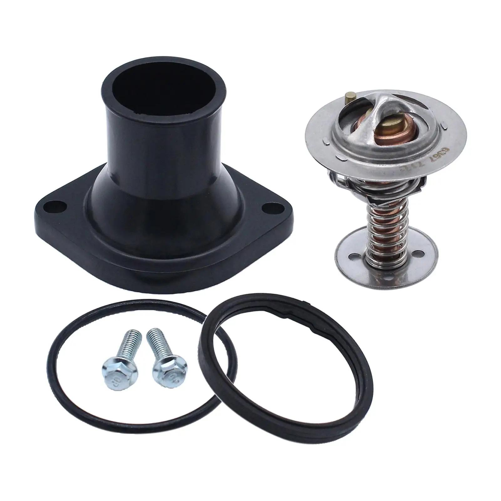 Water Neck Housing W/ Thermostat LS1 LS2 LS7 W/ Bolts O-Rings Fit for Chevy Water Neck Kits