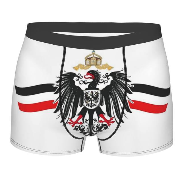 Man Boxer Shorts Panties German Empire Flag Imperial Eagle Breathable  Underwear Germany Male Humor Plus Size Underpants - AliExpress