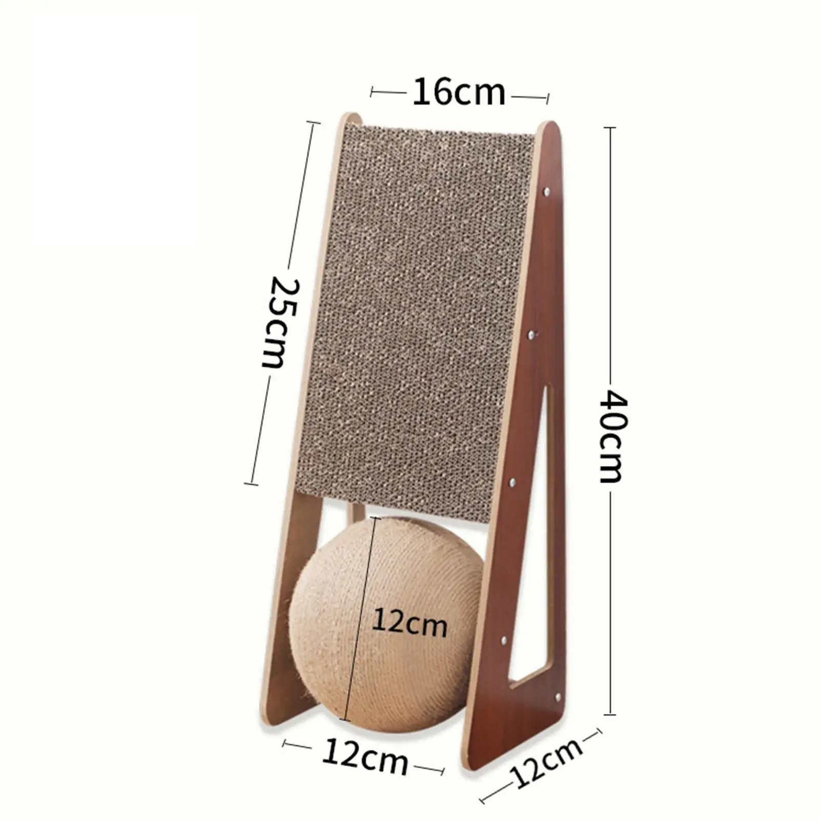 Standing Scratcher Pad Cat Scratcher Home Decor Activity Toy Corrugated Cardboard for Protector Living Room Indoor