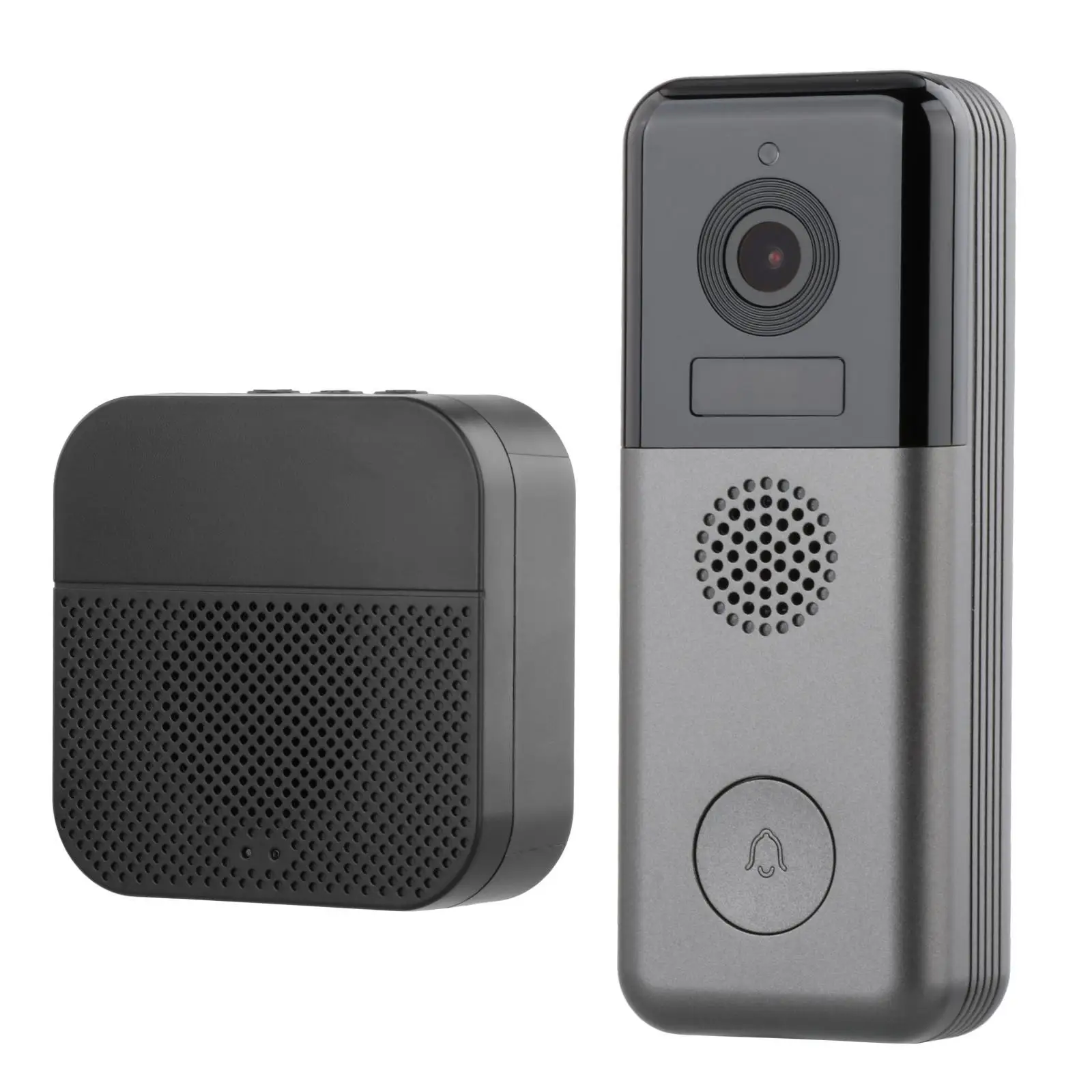 Video Doorbell Camera 2 Way Audio 2K Resolution Motion Detection IP65 Waterproof Remote Control UHD 2.4G WiFi Door Bell Camera