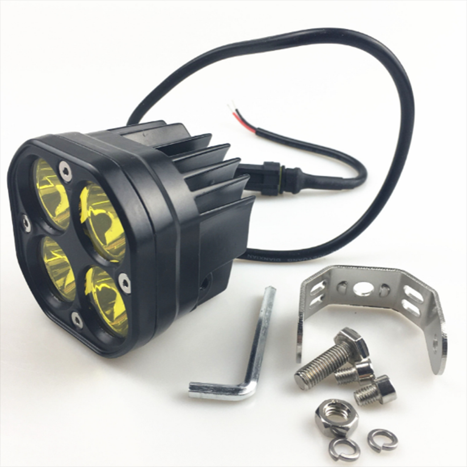 3 inch LED Work Light 1800-2000K 6 Lamp Beads Fog Lamps Spot IP67 Spotlight Fits for 4WD Offroad Tractor SUV Car Driving Boat