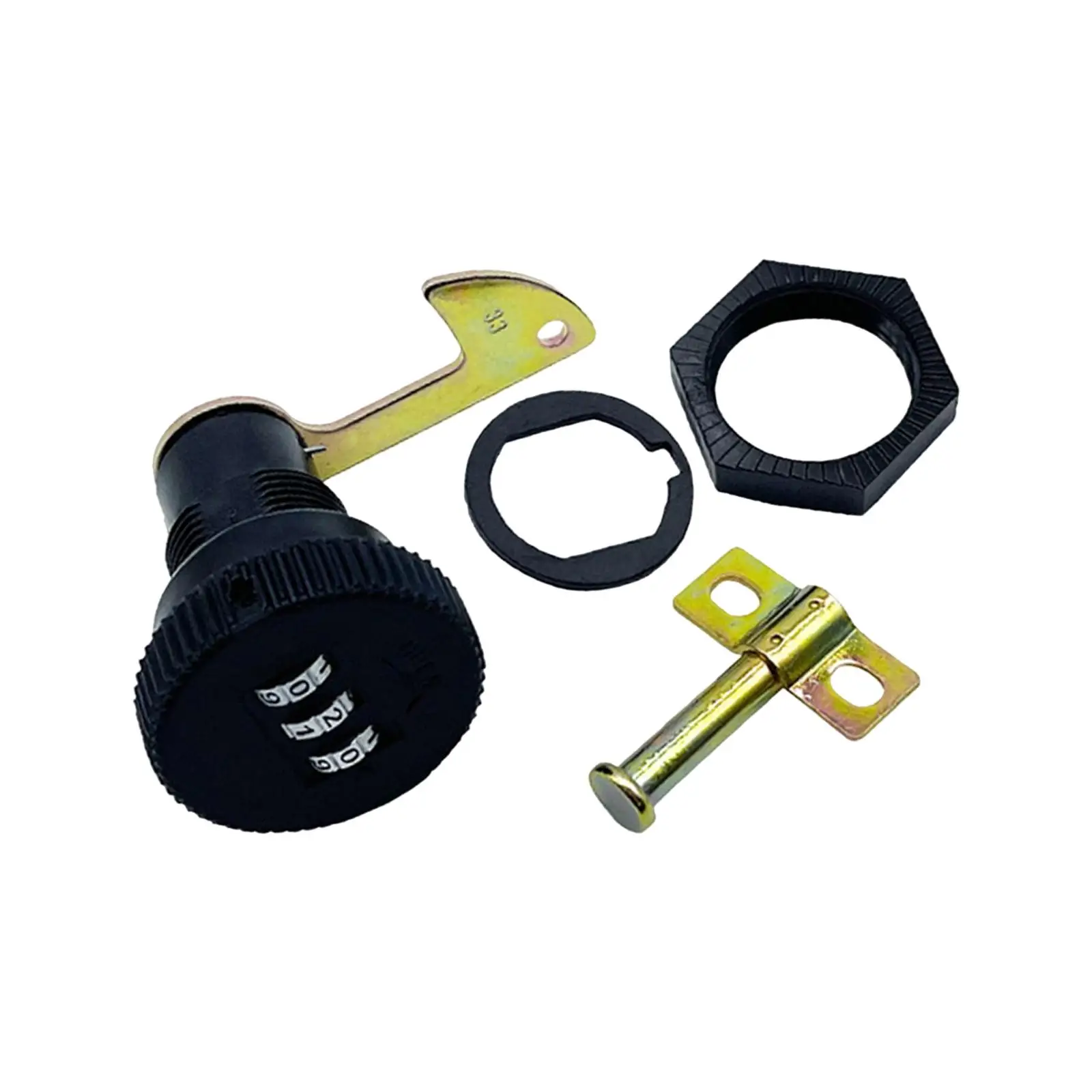 Combination Lock for Motorbike Rear Trunk Easily Install Accessory Replaces
