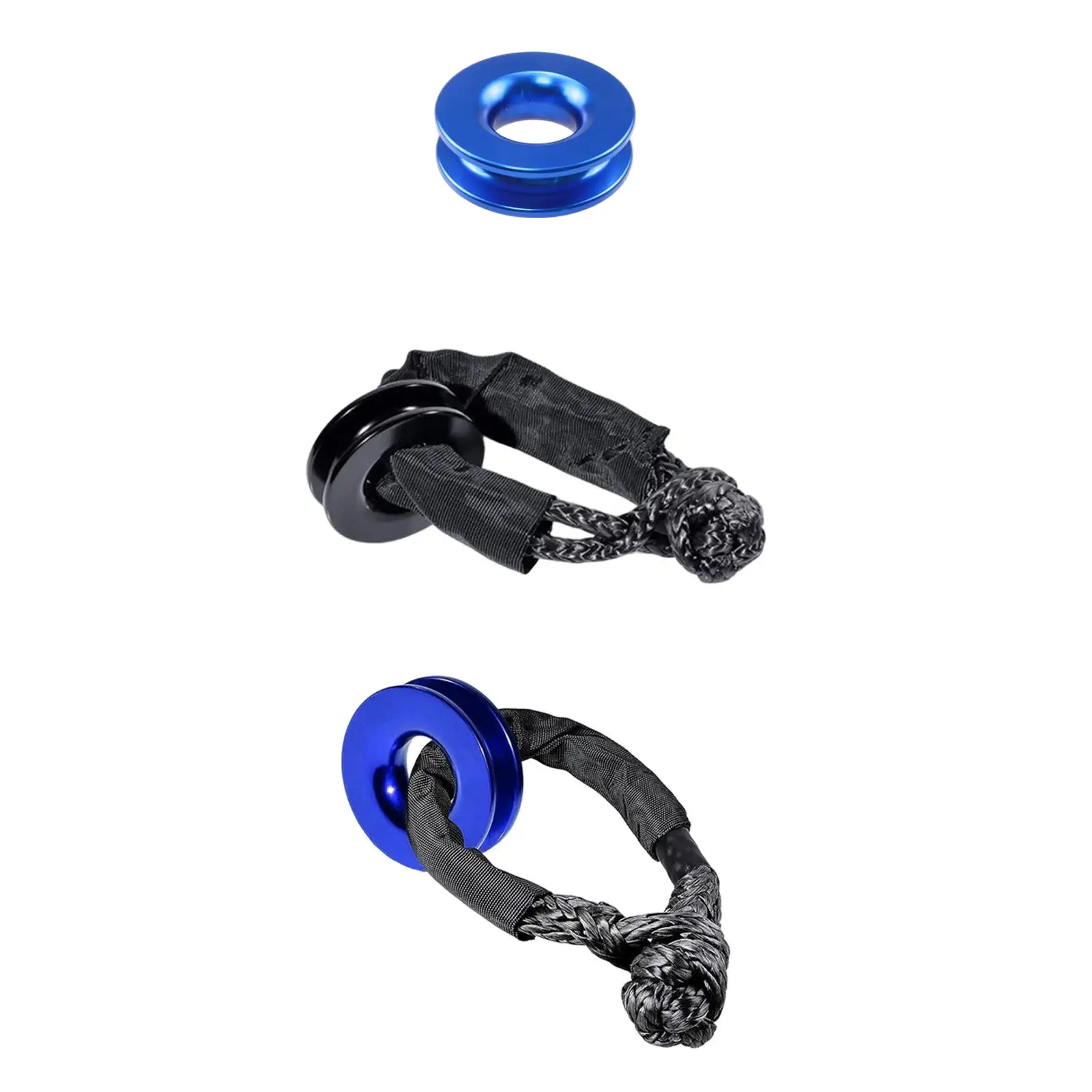 Recovery Ring for Recovery Strap and Recovery Rope for Tow Rope 41000lbs Snatch Recovery Ring for Soft Shackle ATV UTV SUV