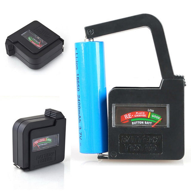 Testeur De Piles Numérique - Pour Piles AA, AAA, C, D, 9V Et Bouton - Écran LCD - Pas De Pile Nécessaire