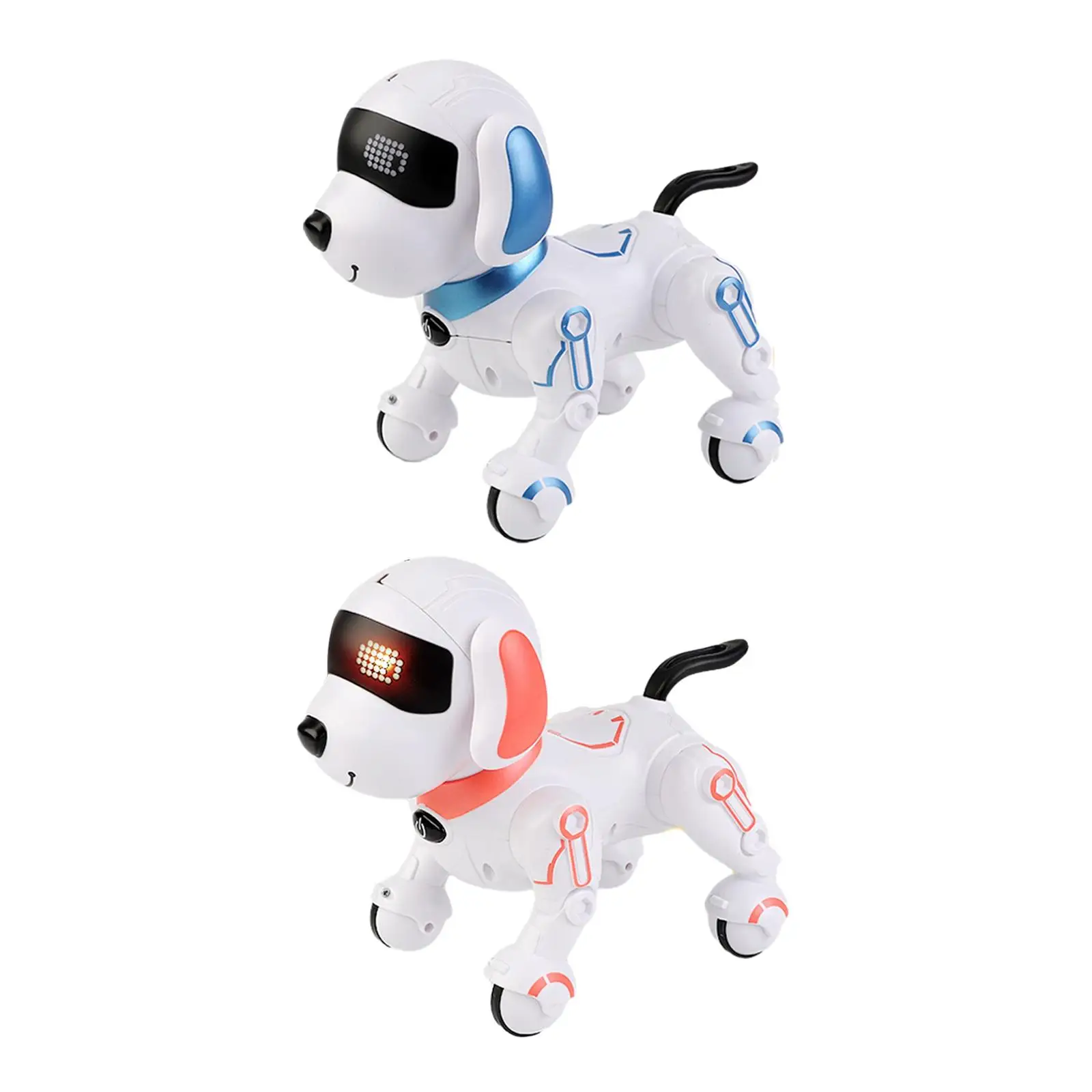 Remote Control Robot Dog Interactive Robotic Pet Backward with LED Eyes Dancing Smart Puppy for Teens and Girls Children Kids