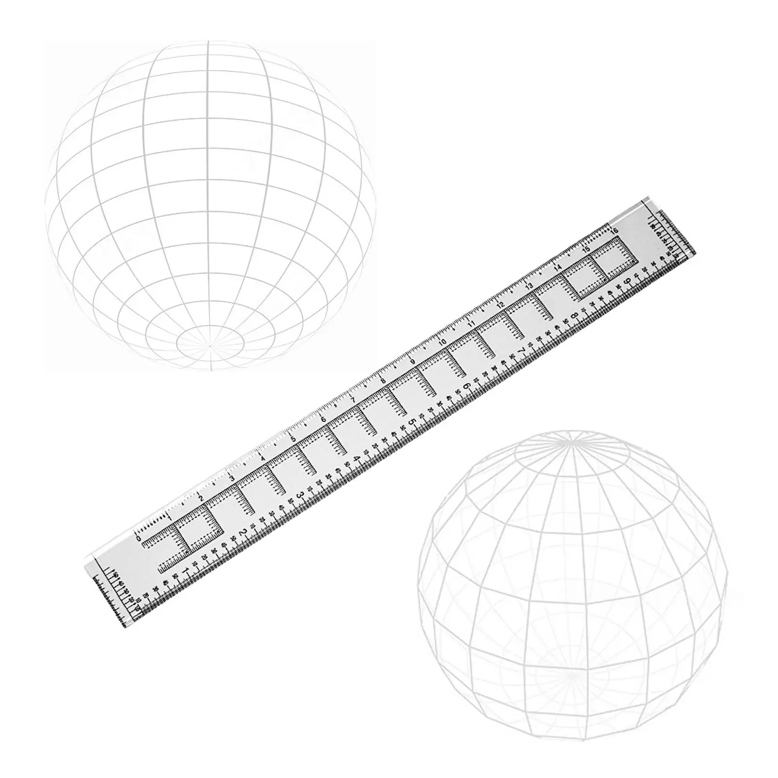 1:50000 Grid Coordinate Reader Coordinate Scale Ruler for Outdoor Map Reading Working Traveling Land Navigation Topographical