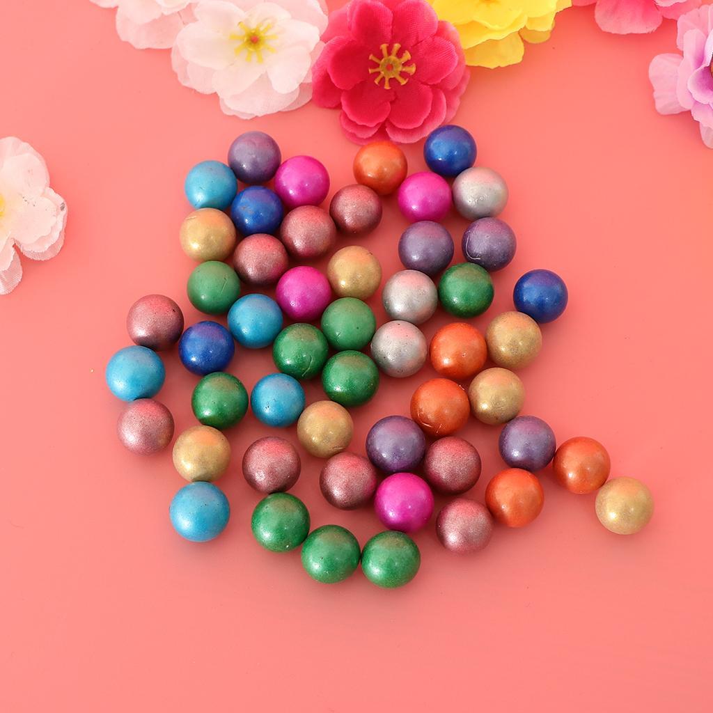 Assorted Color Glass Marbles, Pack of 90Pieces, Vase Fillers Decor, Marble Games