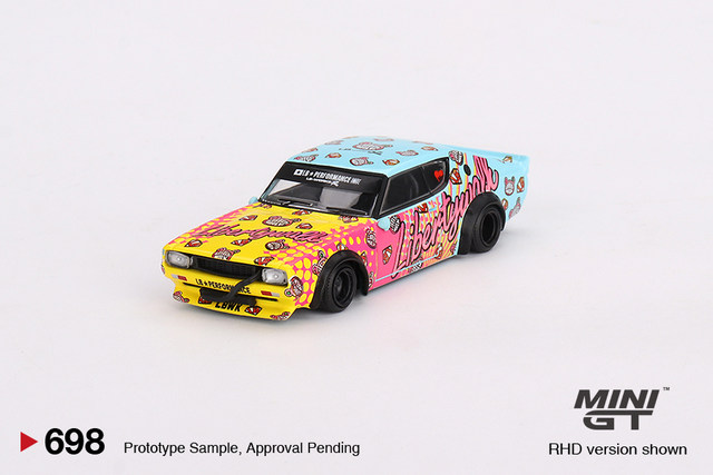 LB特注ブリスター仕様 MINI GT 1/64 日産 スカイライン ケンメリ