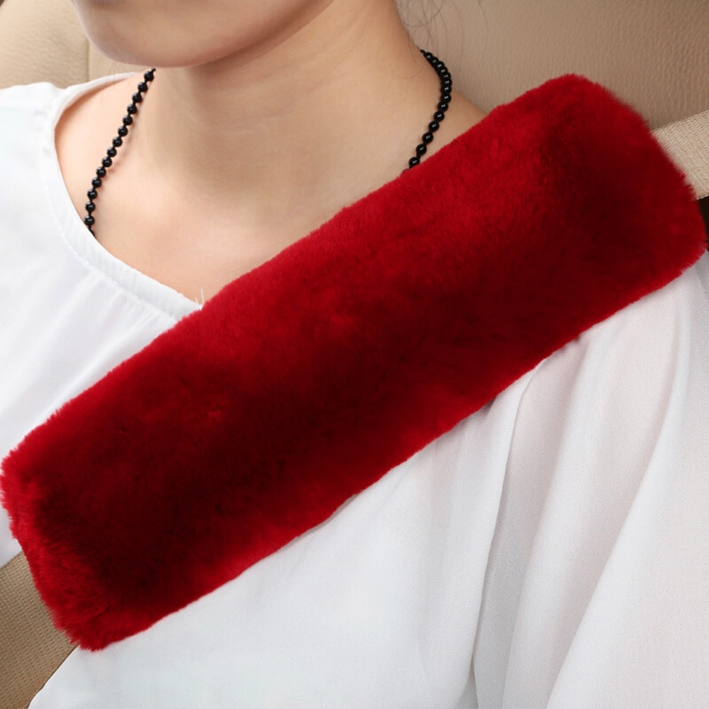 Car Seat Belt Cover Shoulder Warmer Pad - Packaging Detail
