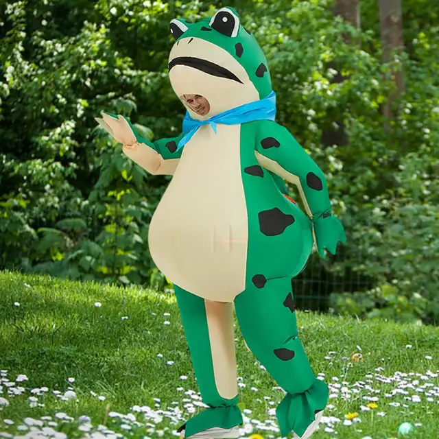 Frog Mascot Costume Cosplay Cartoon Doll Costume Adult Walking