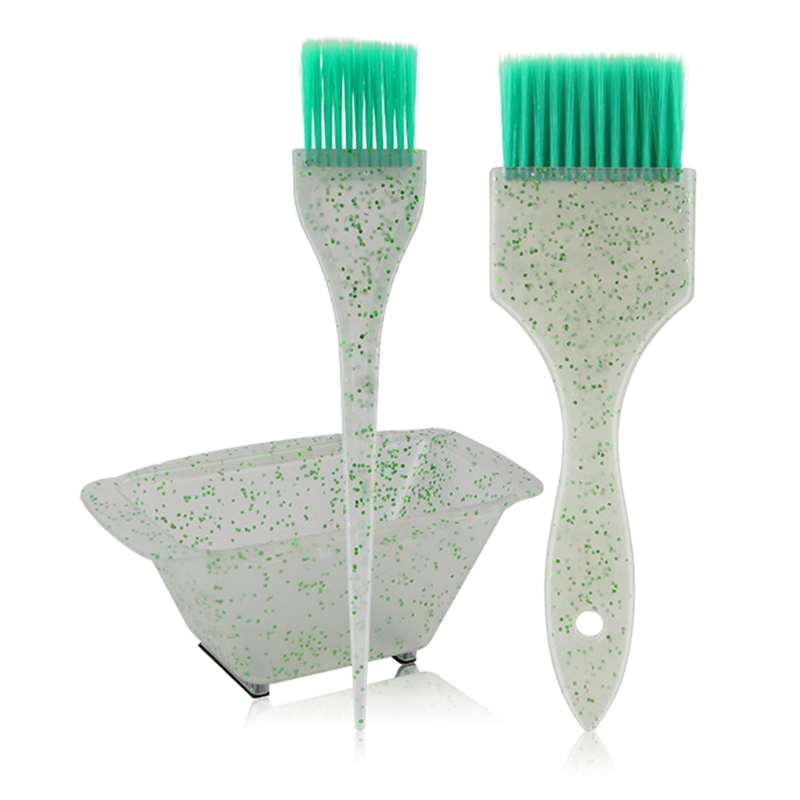 Description Picture 4 of item50LD 1 Set Non-slip Handle Dyeing Hair Brush Bowl Hairdressing Styling Tool Bleach Dye Cream Accessories for Salon Home Use