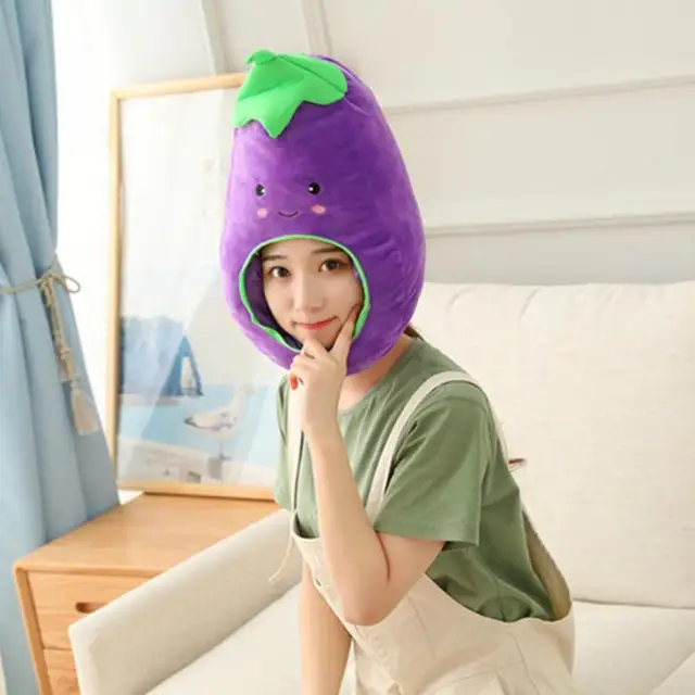 Lustiger Hut für Frauen Männer Kaktus Aubergine Wassermelone