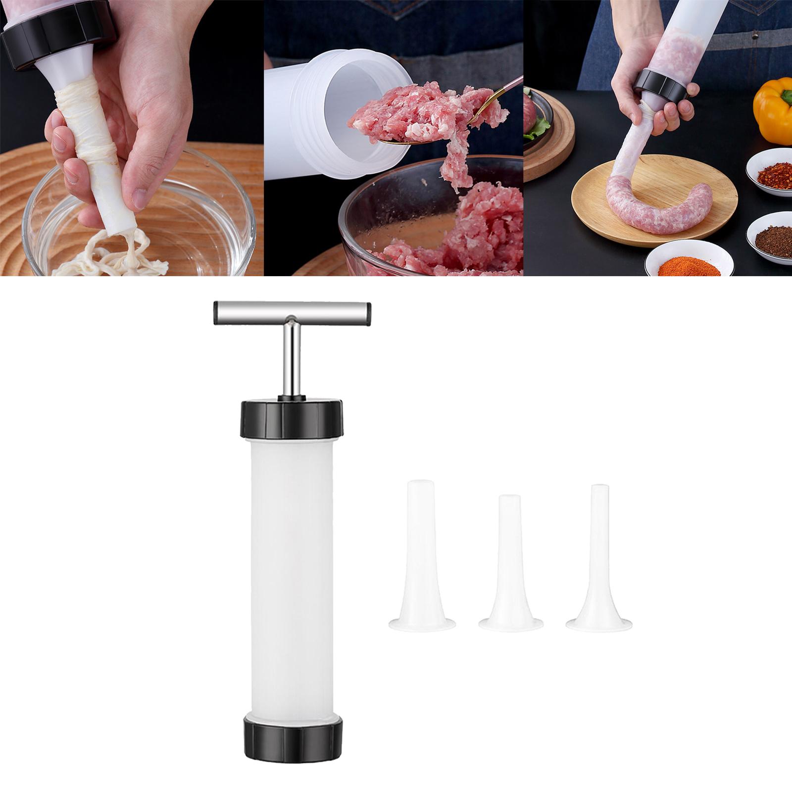 Sausage Making Tool Kit Salami Maker for Home Kitchen Jerky Gun Meat Grinder Funnel Homemade Sausage Sausage Fill for Appliances