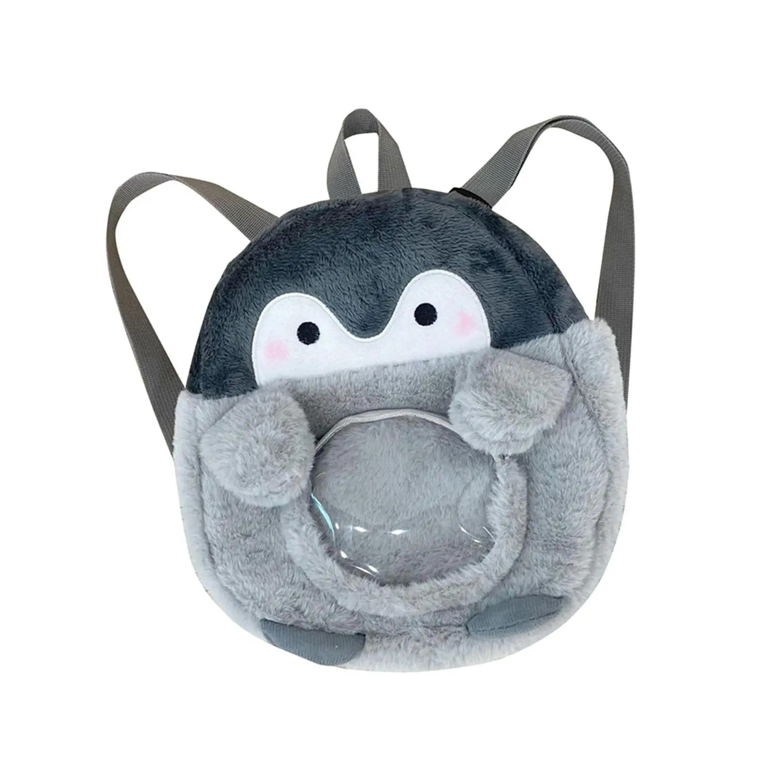 Penguin Backpack Y2K Cute Animal Backpack Soft Plush Bag for Men Women Adult