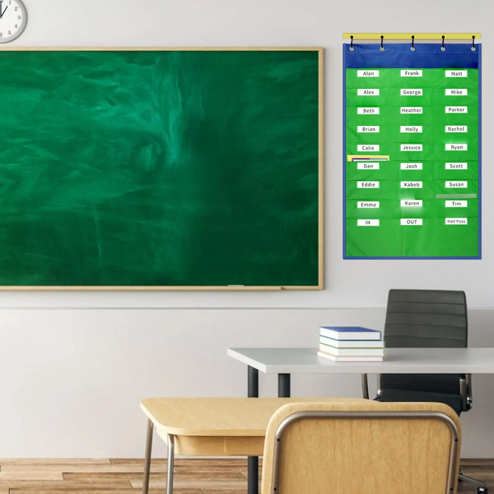 Hanging File Holder Organizer Rack Organizer Homeschool Office Classroom Pocket Charts Classroom Pocket Chart for School Home