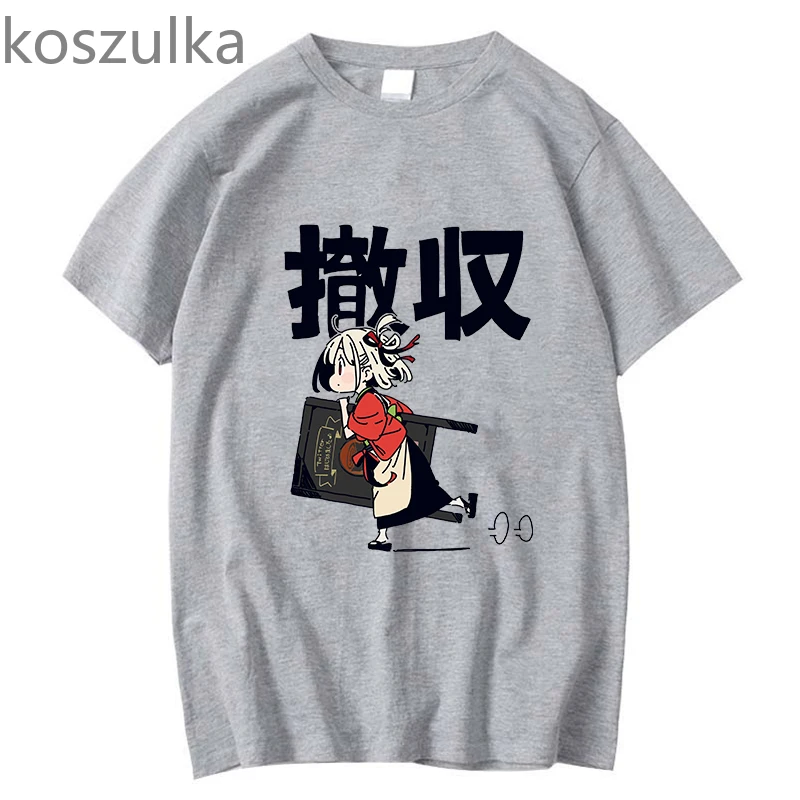 2022 Lycoris Recoil T-Shirt Original Anime Manga Lovers Summer Unisex Cotton Oversized EU Size Classic T Shirt Short Sleeve