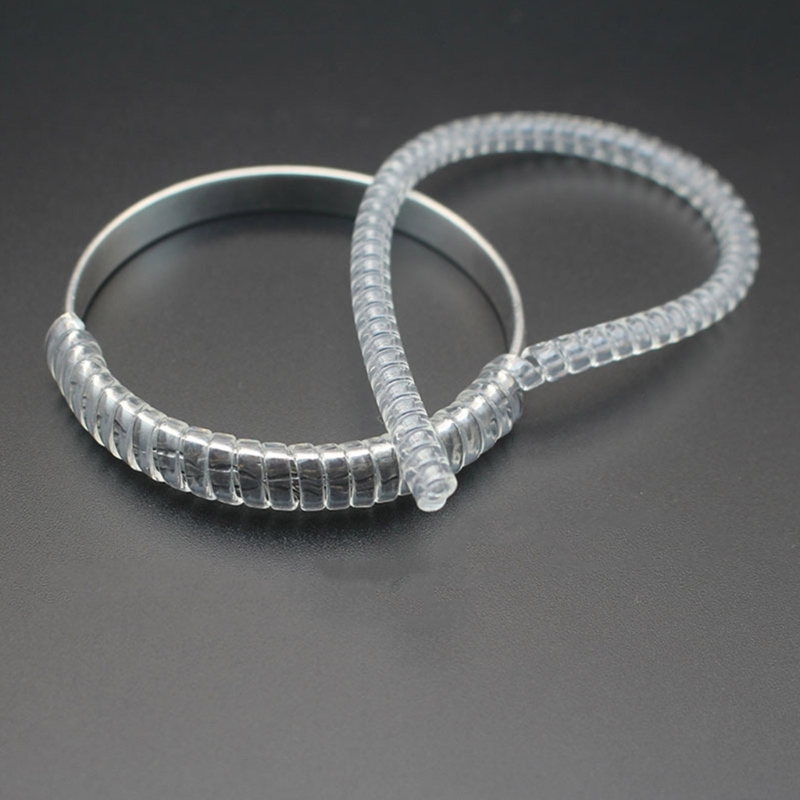 Ring Size Adjuster for Loose Rings Mandrel for Making Jewelry Guard, Spacer, Sizer, Fitter Spiral Silicone Tightener