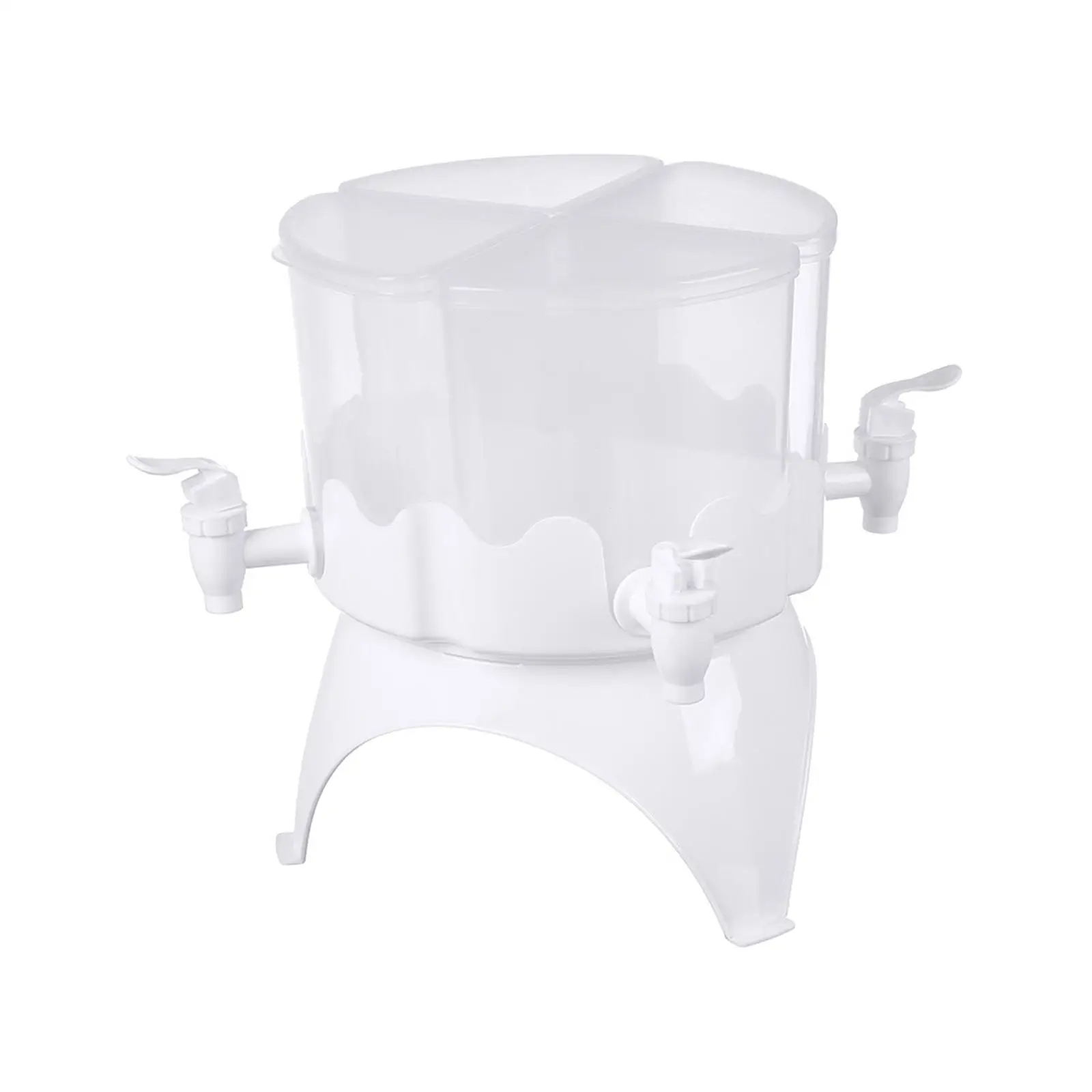 Cold Kettle with Faucet Large Capacity Iced Beverage Dispensers Juice Jug 4L for Party Use Wedding Home Fridge Bar