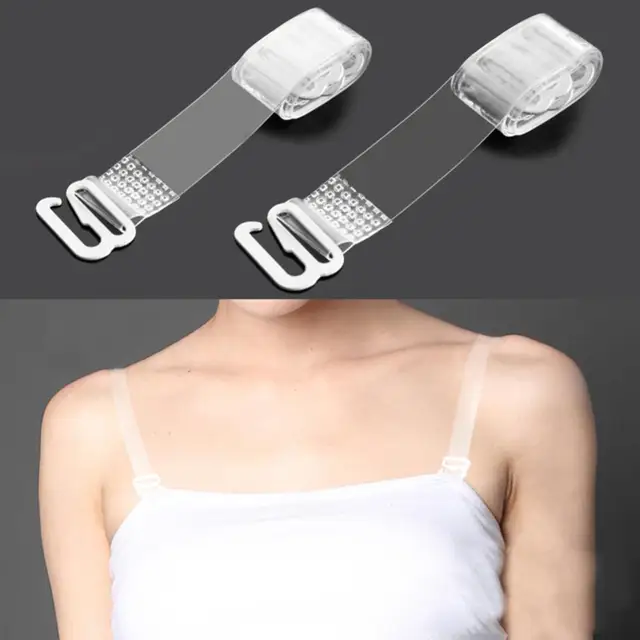 Women Transparent Clear Bra Invisible Strap Plastic Bra