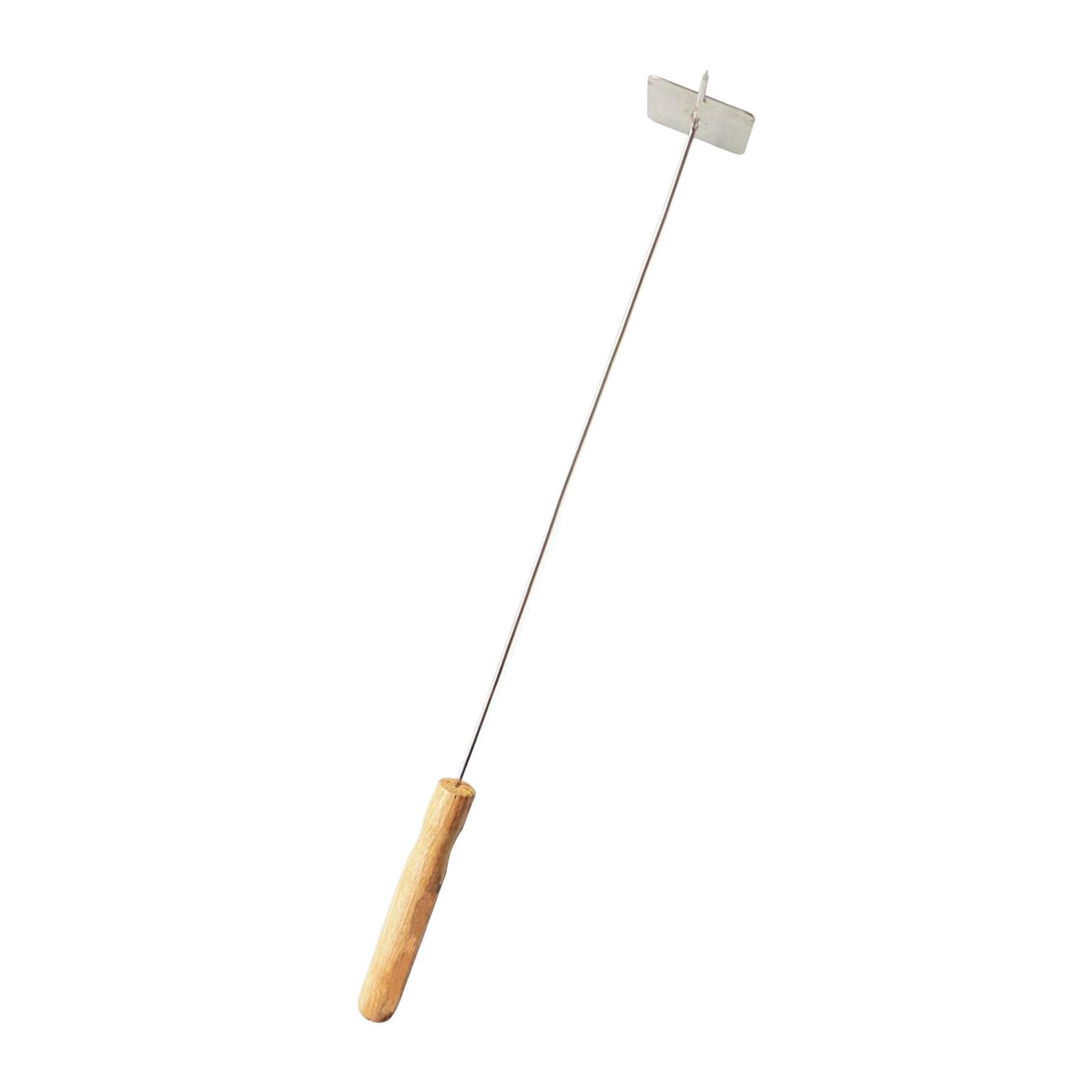 Long Fire Poker Fire Pit Tools Campfire Wood Burner Fireplace Ash Rake for Indoor Hiking BBQ Accessories Backpacking Cooking