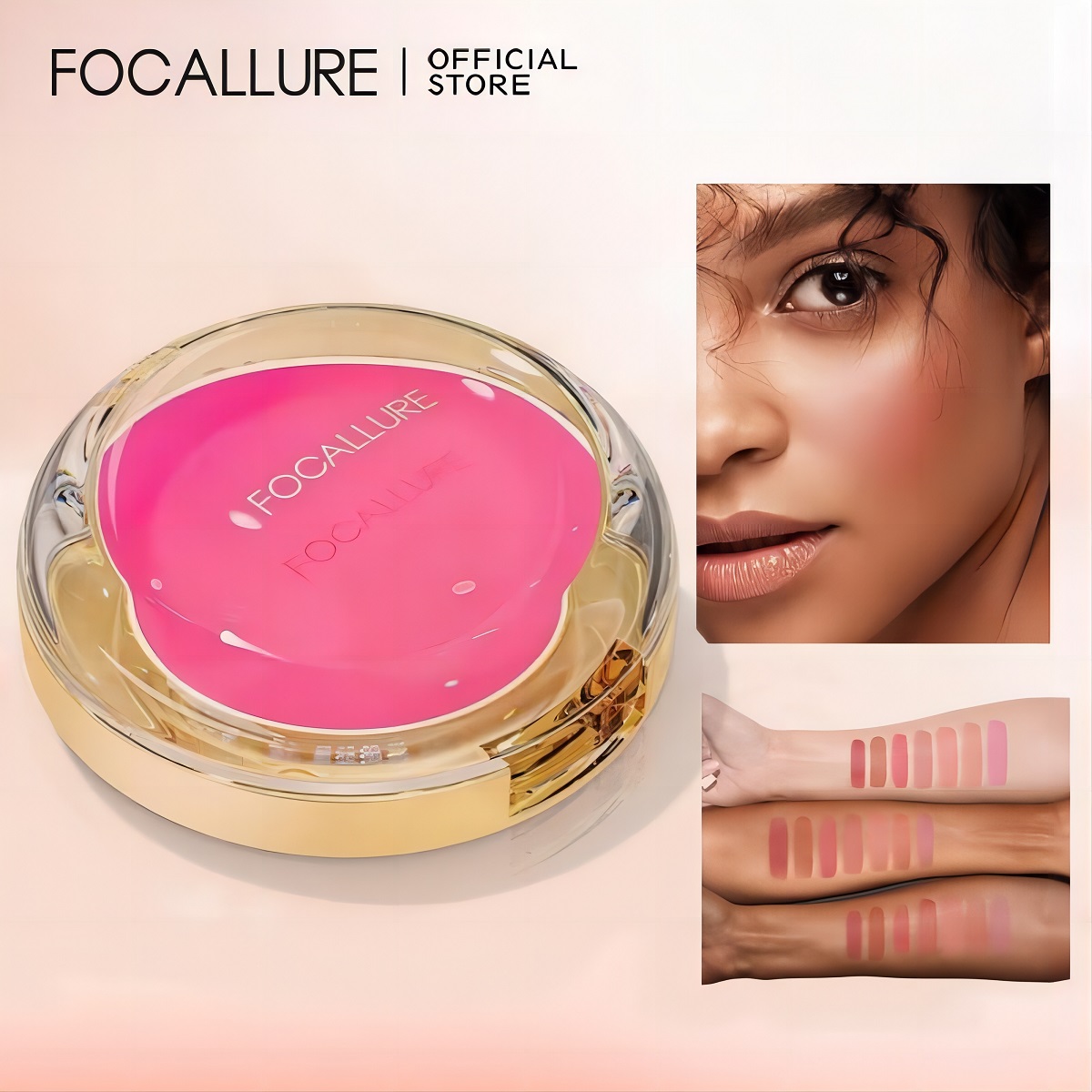 Best of FOCALLURE Blush And Highlighter Palette 7 Colors Long-lasting Lightweight Cheek Contour Face Makeup Cosmetics Reviews & Tips