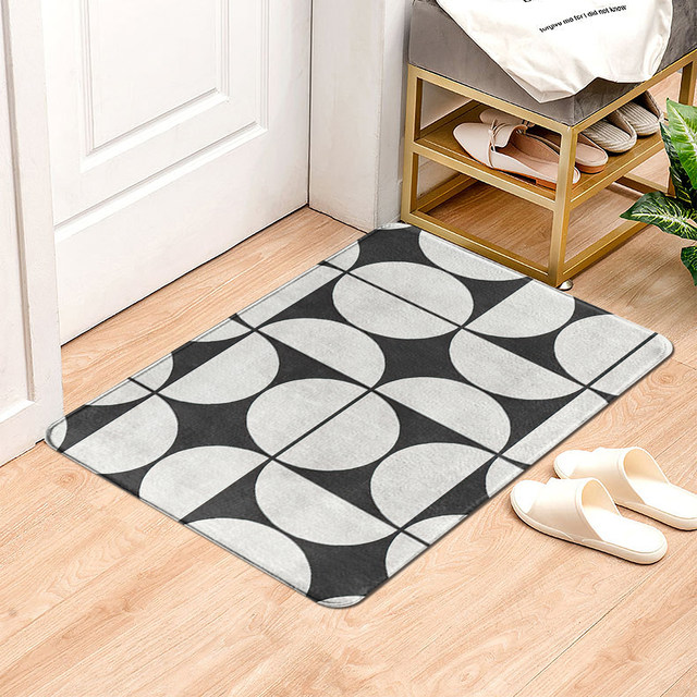 2019 Anti-slip Happy Camper Door Mat Entrance Floor Rug Bathroom Pad Carpet  Home Decor