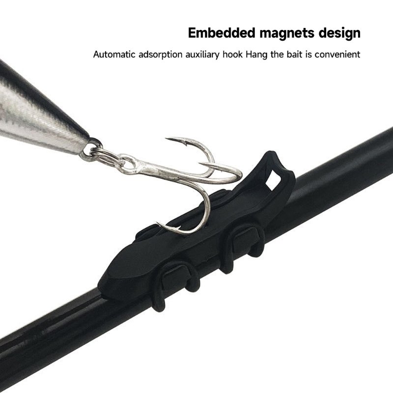 Description Picture 3 of itemMagnetic Fishing Hook Keeper Holder Fishing Rod Hook Keeper Bait Portable Accessories Tools Fixed Lure Jig Hooks Dropshipping
