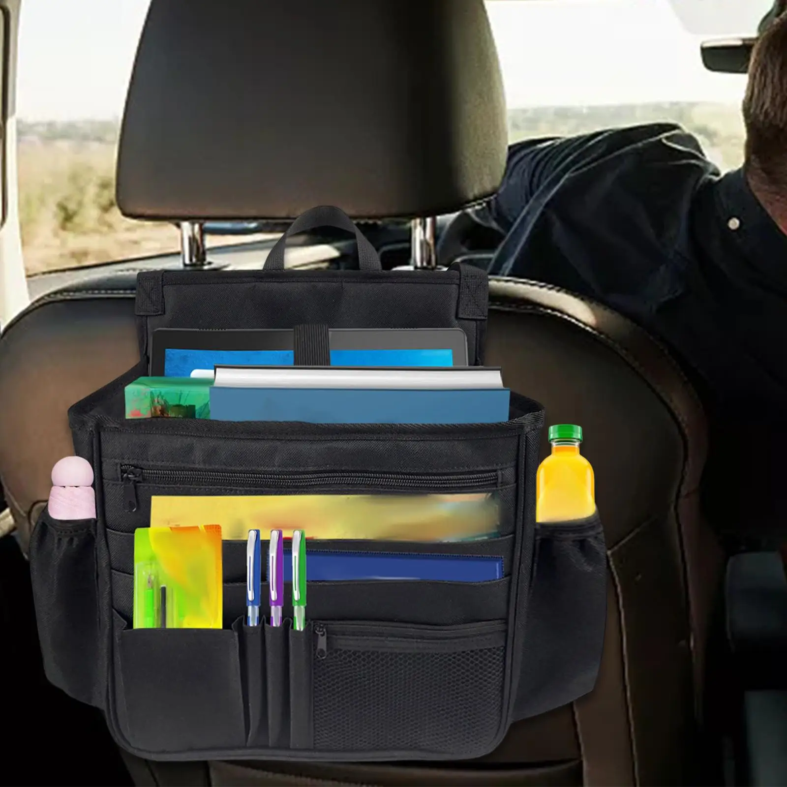 Car Back Seat Organizer Oxford Cloth Automotive Accessories Durable Protector