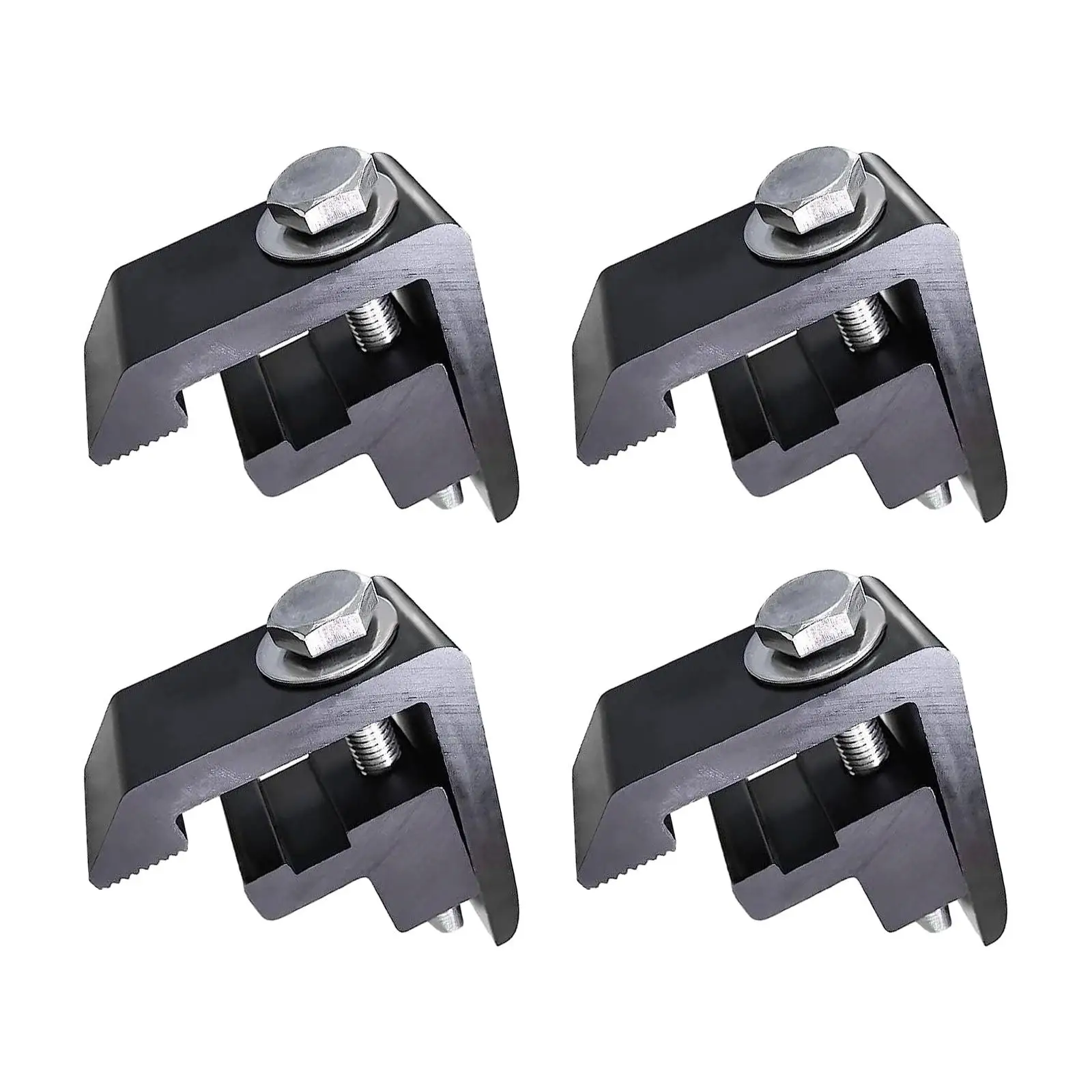 4Pcs Track System Mounting Clamps for Camper Shell Truck Canopy Bracket