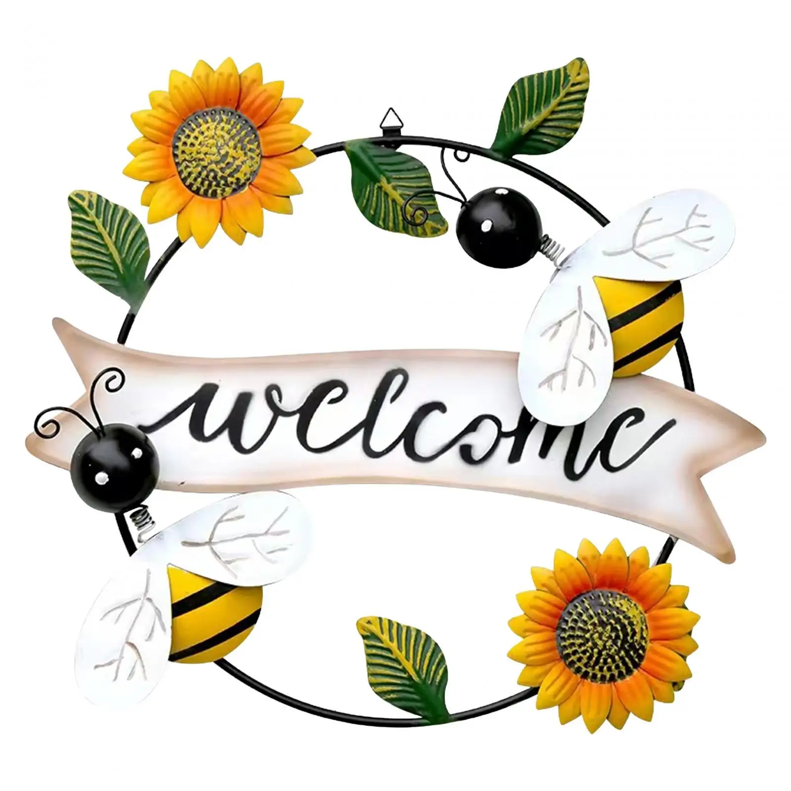 Welcome Sign Wall Decor Wall Metal 3D Welcome Door Signs for Bar Cafe Outdoor Housewarming Gift Entryway Fence Decor