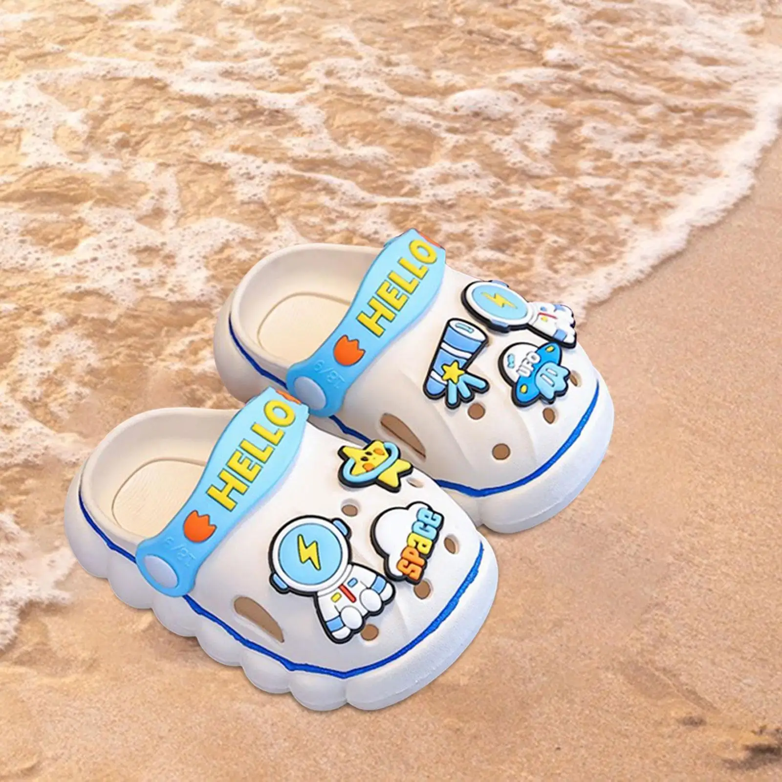 Garden Clogs Boys Girls Multipurpose Cute Lovely Unisex Sandals Beach Pool Slippers Breathable Kids Cute Clogs for Shower Home