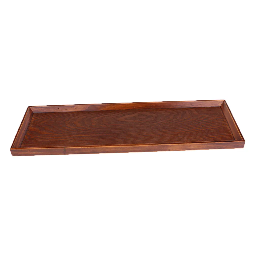Rectangle Wood Tray Model Display Base Sand Table Platform Holder