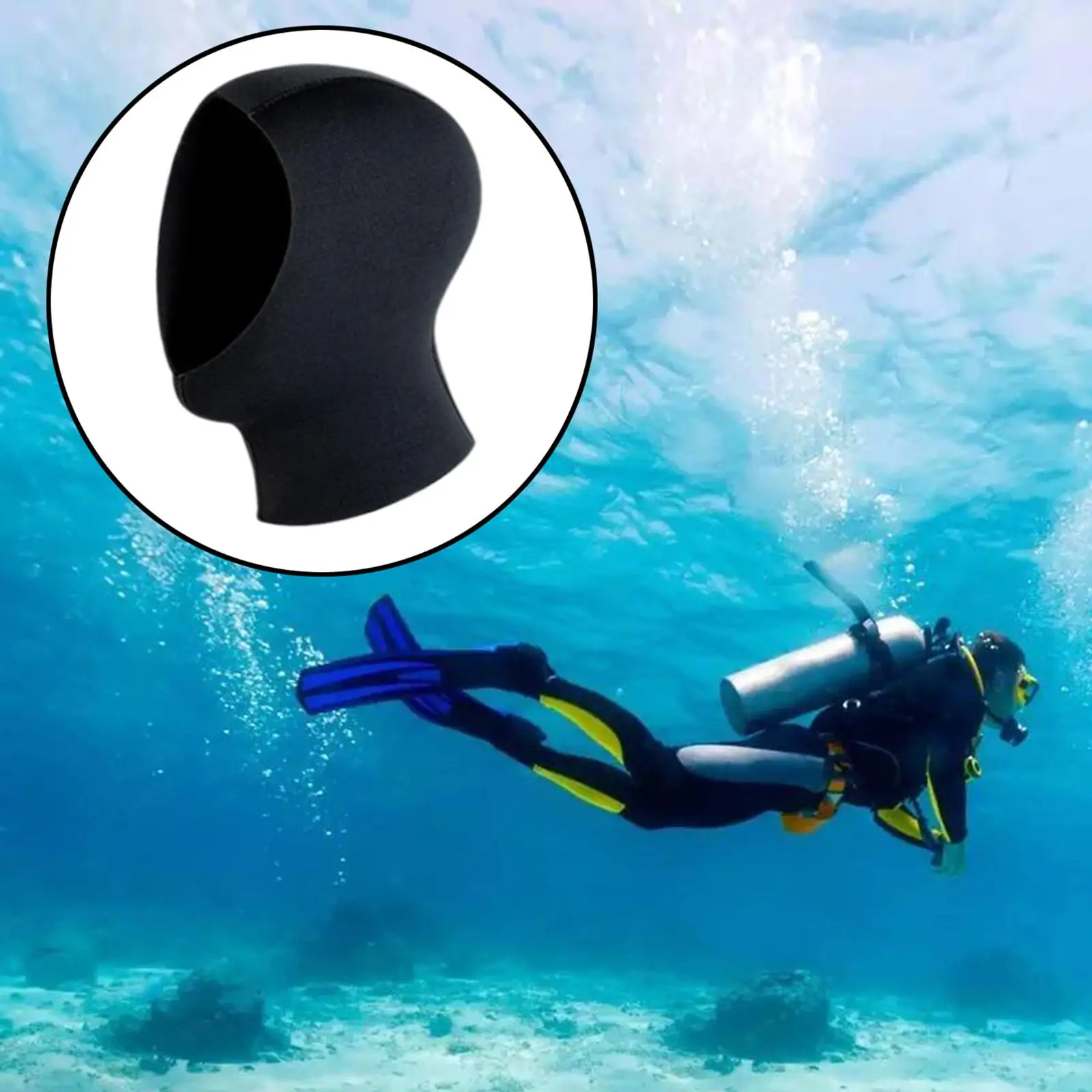 3mm 5mm Diving Wetsuit Hood Thermal Waterproof Hat Underwater Spearfishing